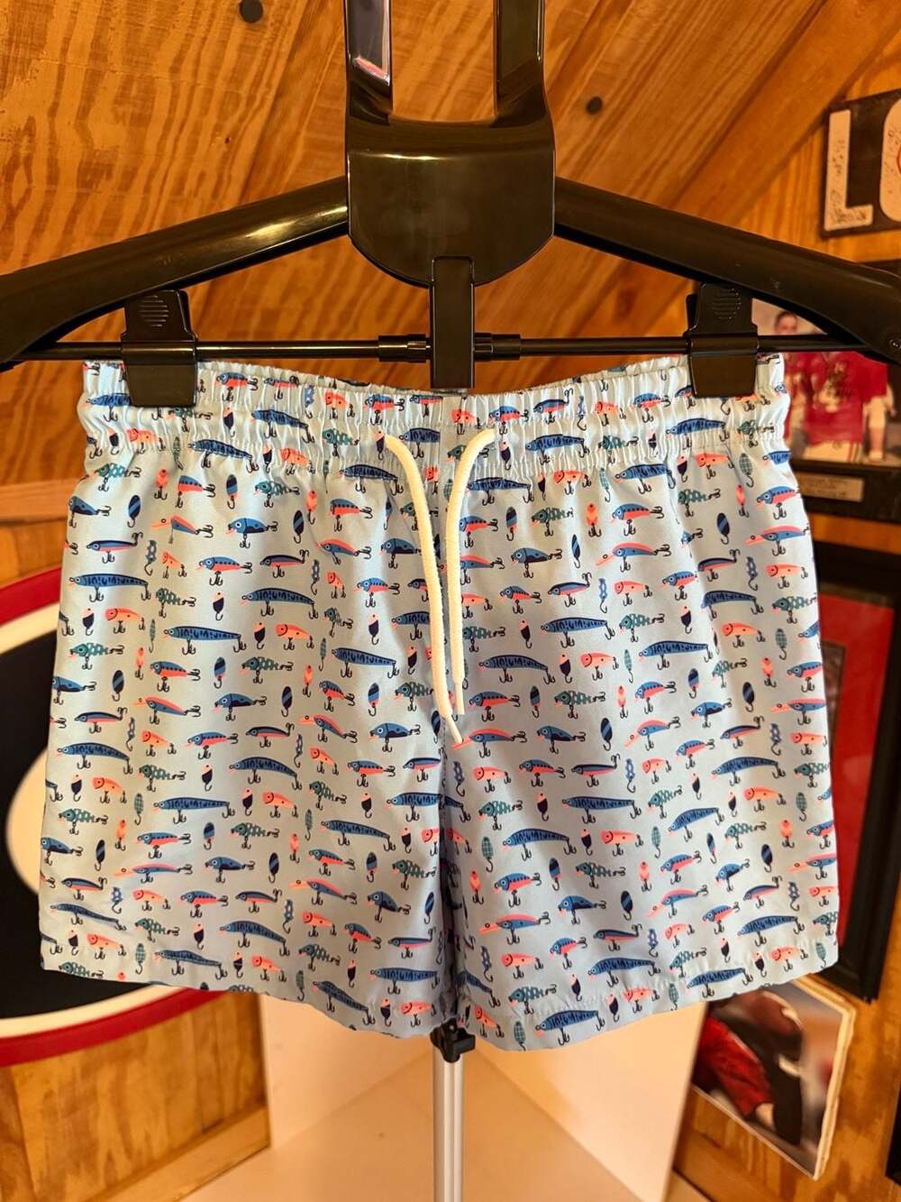 Saltwater Boys Company Saint Simons Lures Print Swim Trunks